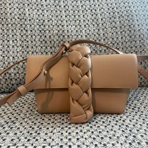 DeMellier Verona Mini Braided Leather Crossbody Bag Clutch - NWOT